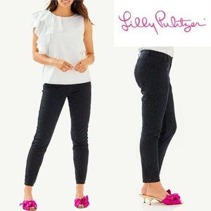Lilly Pulitzer Black Lace Paradise Kelly Pants